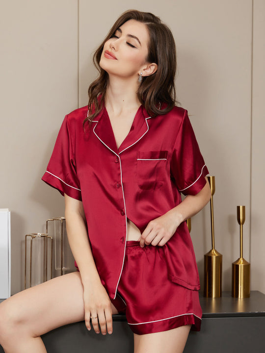 Anny | Satin Short Pajama Set