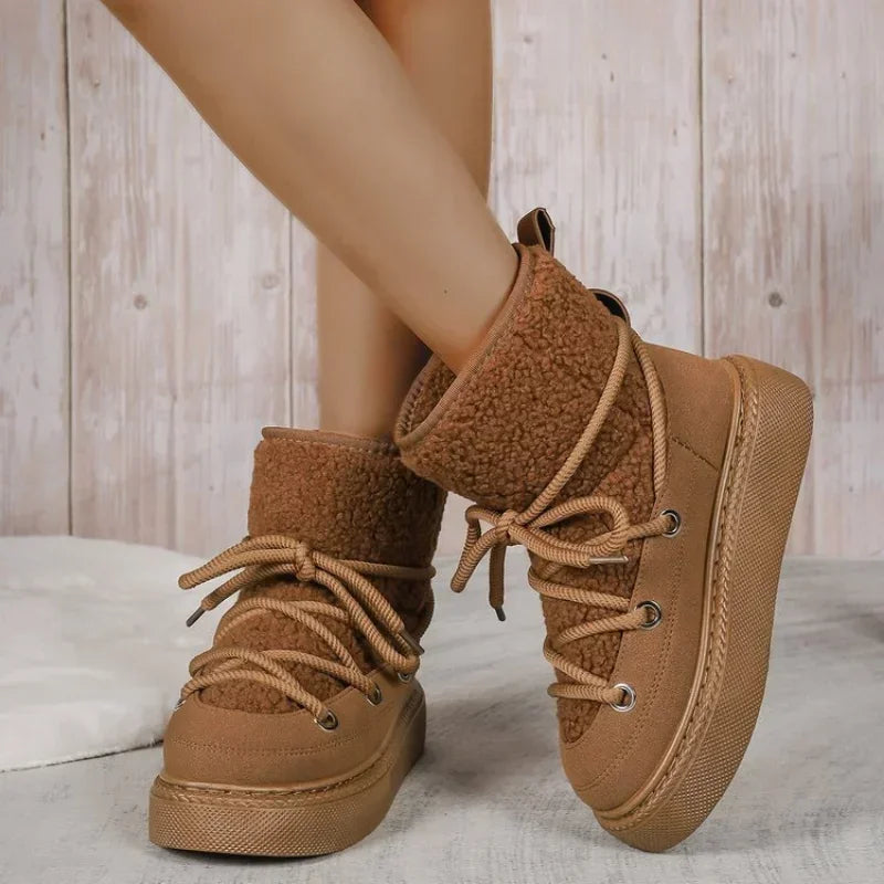 Lillian | Soft Plush Snow Boots