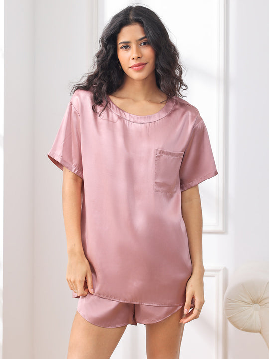 Moon | Relaxed Satin Sleep Set